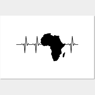 Africa Heartbeat, Africa Love Posters and Art